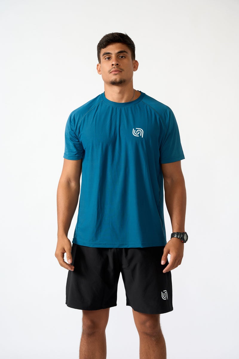 Beyond Men's Steel blue essential T-shirt - Image 1